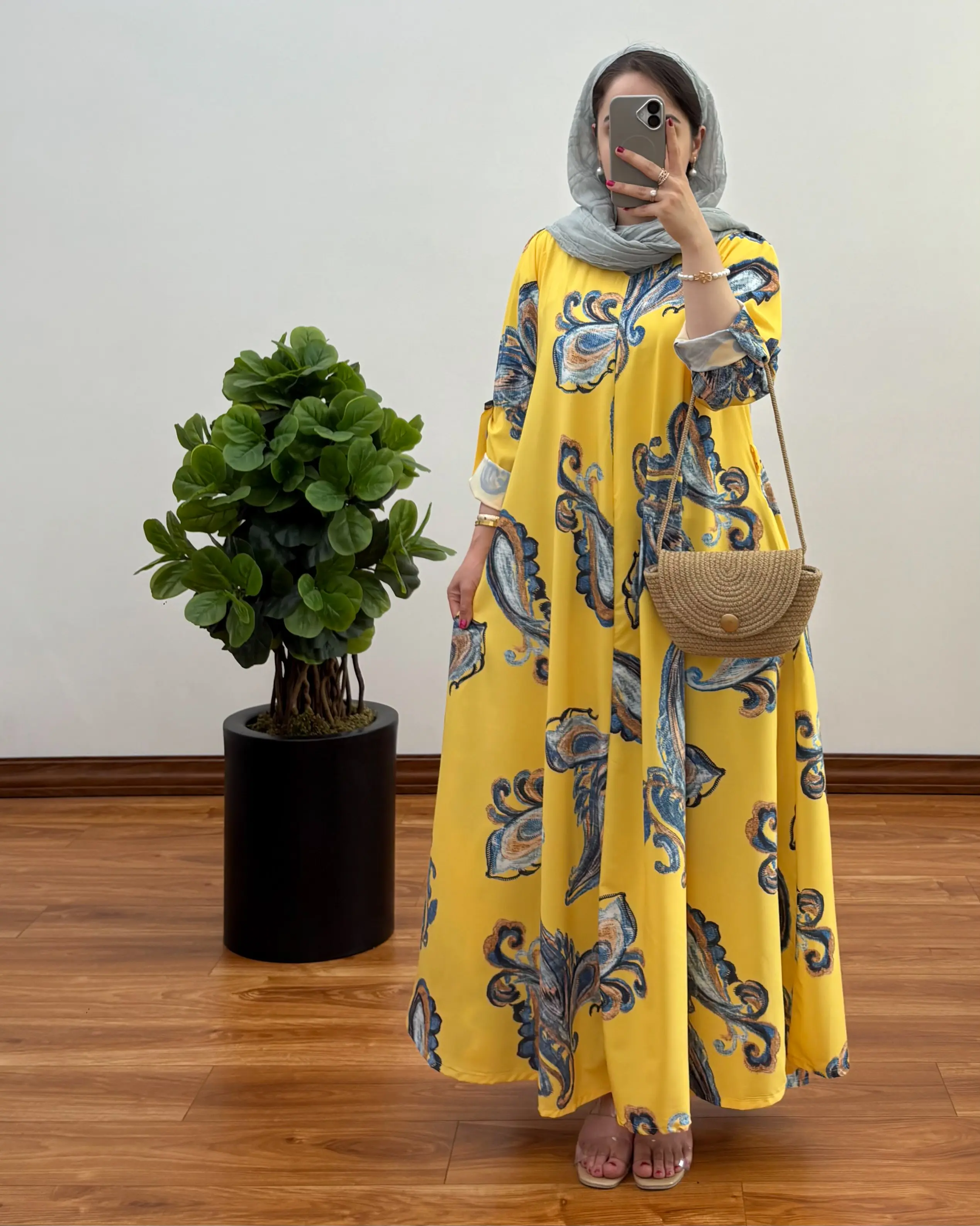 پیراهن مانتویی ایتالیایی ترمه 2